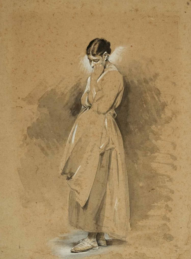  10-Alphonse Moutte-Donna pensierosa 